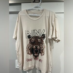 Anine Bing Tiger T-shirt size large